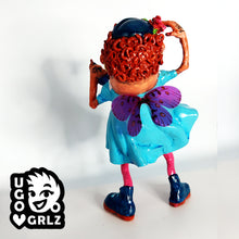 Load image into Gallery viewer, Louise - with her beautiful retro dress blowing in the Wind