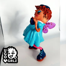 Load image into Gallery viewer, Louise - with her beautiful retro dress blowing in the Wind