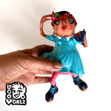 Load image into Gallery viewer, Louise - with her beautiful retro dress blowing in the Wind