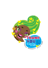 Load image into Gallery viewer, Stickers - &quot;THANK YOU&quot;
